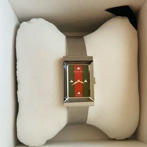 Authentic Gucci G-Frame Mesh Strap Watch